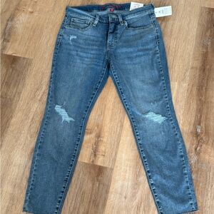 Lucky Brand Blue Distressed Skinny Jeans